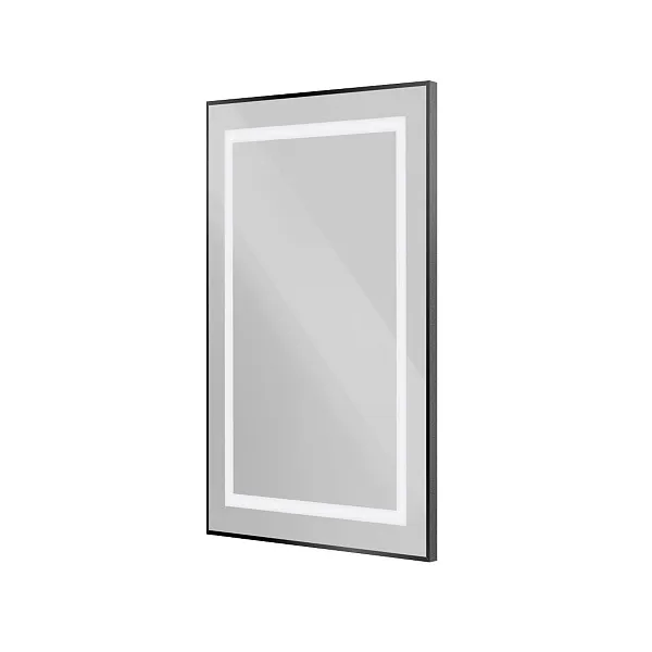 Зеркало BelBagno Kraft 50x90 SPC-KRAFT-500-900-SENS-NERO с подсветкой фото 1