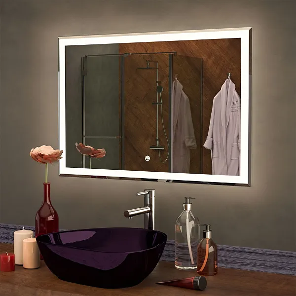 Зеркало Mixline Минио 80x90 4620077042213 с подсветкой фото 1