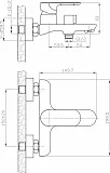 Смеситель Agger Gorgeous A0210000 для ванны с душем фото 2