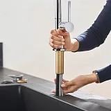 Смеситель Hansgrohe Talis M54 72800000 для кухонной мойки фото 5