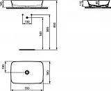 Раковина Ideal Standard Ipalyss 55 см E2076V2 фото 2