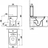 Бачок для унитаза Creavit Lara LR410-00SM00E-0000 фото 2