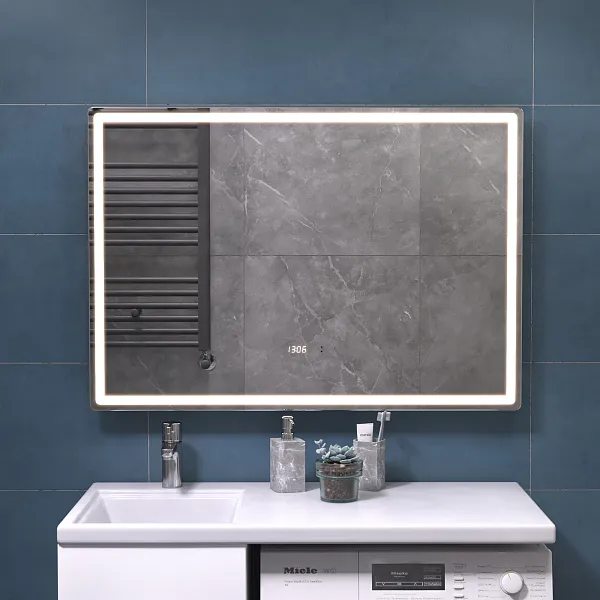 Зеркало Vigo Geometry Luxe 70x100 4630297361803 с подсветкой фото 5