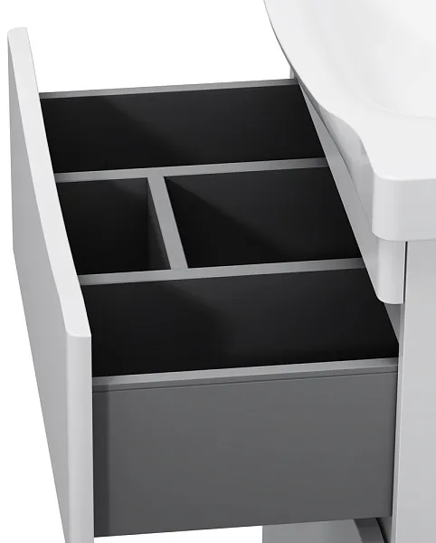 Тумба с раковиной Am.Pm Like 65 напольная, белый глянец фото 9