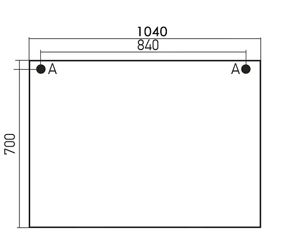 Зеркало Mixline ЛЮДВИГ 70x106 4640030867523 с полочкой фото 3
