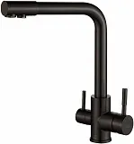 Смеситель Steel Hammer SH 801 INOX GRAFIT PVD для кухонной мойки фото 1