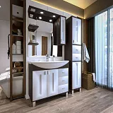 Зеркало Бриклаер Бали 90x102 4627125411861 с полочкой и подсветкой фото 6