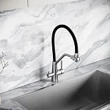Смеситель для кухонной мойки Sancos Nolia SC12003SS фото 1