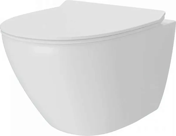 Унитаз подвесной Teymi Milana Pro Vortex W00159 подвесной безободковый с микролифтом фото 8