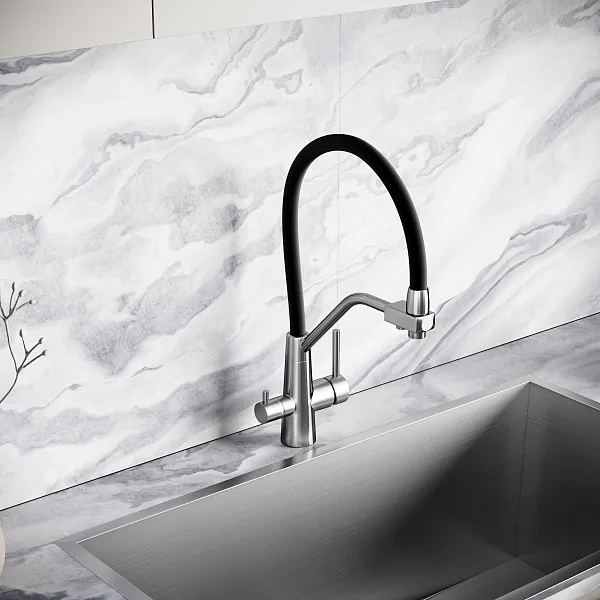 Смеситель для кухонной мойки Sancos Nolia SC12003SS фото 1