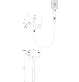 Смеситель для ванны с душем Wonzon & Woghand FLEX WW-639906-BG фото 7