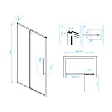 Душевая дверь RGW Stilvoll 06320309-11 фото 2