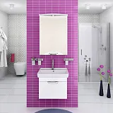 Тумба с раковиной Runo Ибица 50 подвесная фото 4