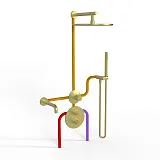 Душевой комплект PAINI Cox 78PJSET36911THSHBATH фото 2