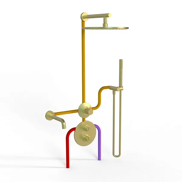 Душевой комплект PAINI Cox 78PJSET36911THSHBATH фото 2