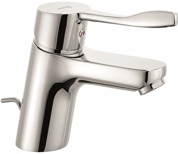 Смеситель Kludi Pure&Easy Care 372840565 для раковины с донным клапаном фото 1