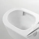 Унитаз подвесной Iberica Blanca Bilbao Mini IB.BLM.234.1B1 безоободковый с микролифтом фото 8