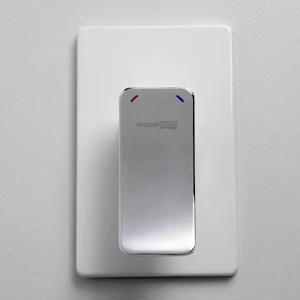 Смеситель WasserKRAFT Aller WHITE 10651W для душа с внутренней частью фото 3