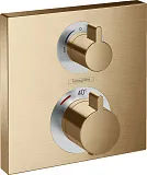 Термостат Hansgrohe Ecostat Square 15714140 для ванны с душем с внутренней частью фото 1