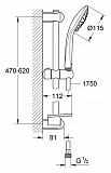 Душевой гарнитур Grohe Euphoria 110 Massage 27231001 фото 2