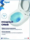 Унитаз подвесной Teymi Milana Vortex 3 W00743 подвесной безободковый с микролифтом фото 3