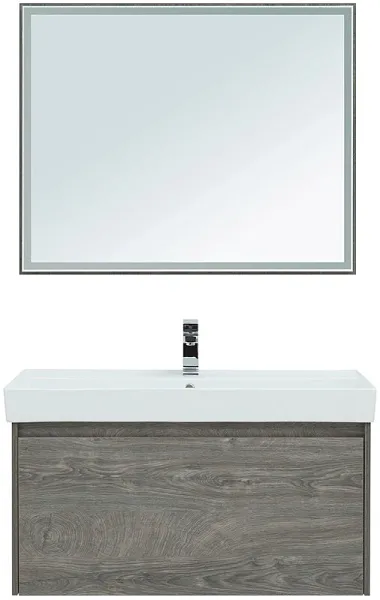 Зеркало Aquanet Nova Lite 99x80 242623 с подсветкой фото 3