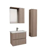 Зеркало-шкаф Grossman Юнит 70x70 Кадена вуд фото 1