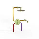 Душевой комплект PAINI Cox 78PJSET26911THBATHHEAD фото 2