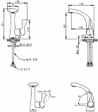 Смеситель Bravat Twist F14691C-1 для раковины фото 4