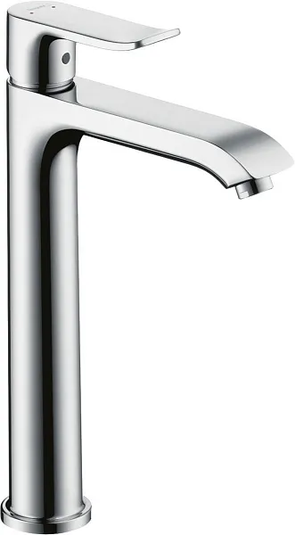 Смеситель Hansgrohe Metris 31183000 для раковины с донным клапаном фото 1