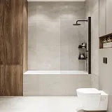 Шторка на ванну Terminus Ното 2CW150х70B фото 7