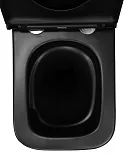 Унитаз Azario Teramo AZ-0052-UQ3MB подвесной безободковый с сиденьем микролифт фото 7