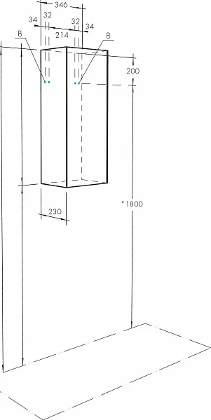 Шкаф-пенал Акватон Асти 35x85 см светлое дерево / белый 1A262903AX010 правый фото 5
