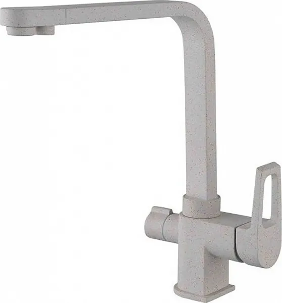 Смеситель ZorG Sanitary ZR 334 YF- КВАРЦ для кухонной мойки фото 1