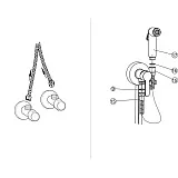 Гигиенический душ PAINI Aosta 92CR304KM фото 8