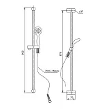 Душевой гарнитур PAINI Modena MDCR121 фото 3