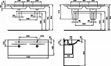 Раковина Ideal Standard Connect new E813601 двойная фото 6