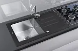 Кухонная мойка Tolero Ceramic Glas TG-860 86 Черная фото 2