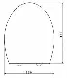 Крышка-сиденье Caprіgo Armonia G011 с микролифтом фото 3
