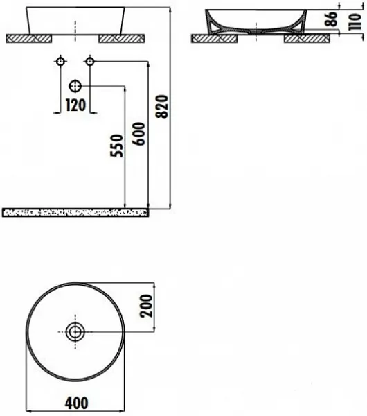 Рукомойник Creavit Ultra 40 см UL140-00CB00E-0000 фото 3