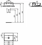 Раковина Ideal Standard Conca 40 см T381101 фото 6