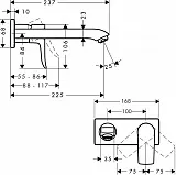 Смеситель Hansgrohe Metris 31086000 для раковины фото 4