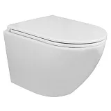 Унитаз Azario AZ-0046N подвесной безободковый с сиденьем микролифт фото 1