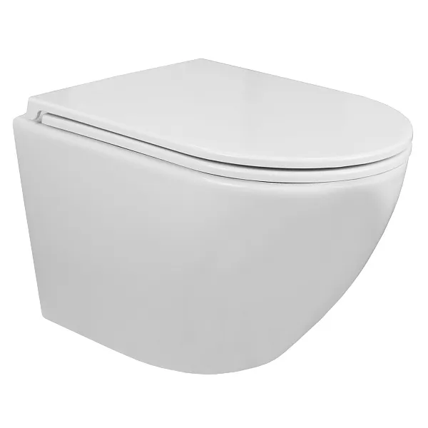 Унитаз Azario AZ-0046N подвесной безободковый с сиденьем микролифт фото 1
