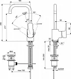 Смеситель Ideal Standard Ceraplan lll B0706AA для раковины с донным клапаном фото 3