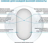 Зеркало Wellsee 7 Rays' Spectrum 60x120 см 172201480 фото 3