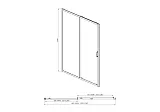 Душевая дверь Aquatek АРИЯ AQ ARI RA 10020BL фото 7