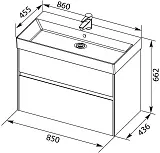 Мебель для ванной Aquanet Бруклин 85 фото 4
