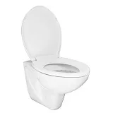 Унитаз Creo Ceramique Project PR1100N подвесной безободковый с сиденьем микролифт фото 2