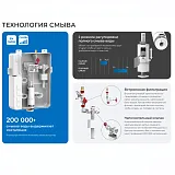 Система инсталляции Iberica Blanca Inox-O IB001.816 с клавишей смыва золото глянцевой и шумоизоляцией фото 5